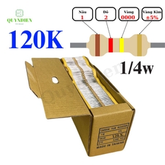 Điện trở Đài Loan 1/4W - 120K