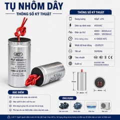 Tụ Nhôm Dây 40uF - 450V