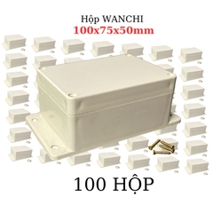 Hộp Nhựa WANCHI 100X75X50mm Màu Trắng