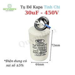 Tụ Đề Máy Bơm Nước 30uF 450V Tụ Kapa Tinh Chi