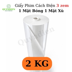 Giấy Phim Cách Điện 1 Mặt Bóng 1 Mặt Xù Dày 0.3mm