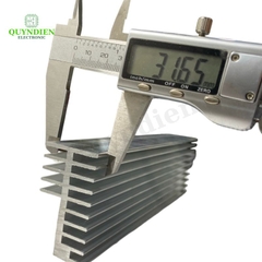 Nhôm tản nhiệt 2 tầng 10 cánh 70x58x32mm