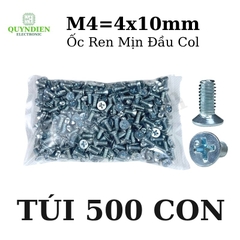 Ốc Ren Mịn M4=4x10mm Đầu Col Bắt Bo Mạch, Vỏ Nhôm MOSFET, IC... Linh Kiện Quỳnh Diễn
