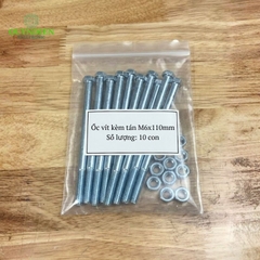 Ốc Vít M6x110mm Có Kèm Tán