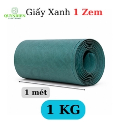 Giấy Xanh Cách Điện 2 Mặt Xù Dày 0.1mm