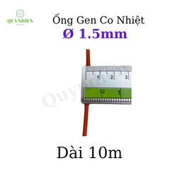 Gen co nhiệt size 1.5mm màu Đỏ
