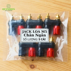 Trạm Loa Ampli Jack Loa Đôi Đỏ Đen M5 Chân Ngắn