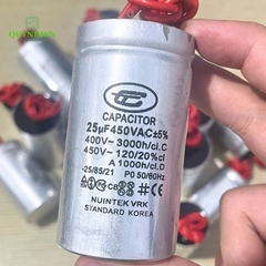 Tụ Nhôm Dây 25uF - 450V
