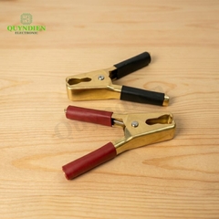 Kẹp Bình Ắc Quy 100A Đồng Nguyên Chất Đỏ Đen