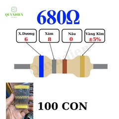 Điện trở Đài Loan 1/4W - 680R