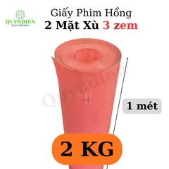 Giấy Phim Cách Điện Hồng Dày 0.3mm
