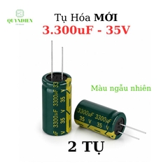 Tụ Hóa 3300uf/35v Màu ngẫu nhiên