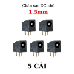 Jack, Giắc sạc DC 1.5mm loại nhỏ chân sạc đèn pin