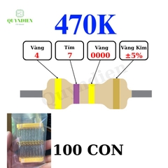Điện trở Đài Loan 1/4W - 470K