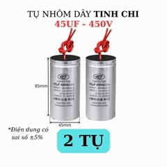 Tụ Nhôm Dây 45uF - 450V