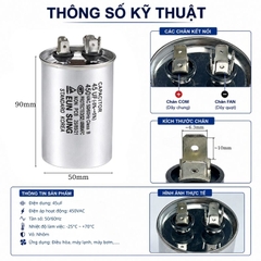 Tụ Nhôm Kapa EUN SUNG 45uF 450V