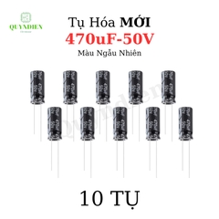 Tụ hóa 470uf-16v 25v 35v 50v màu ngẫu nhiên