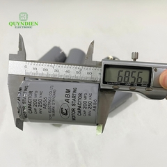 Tụ Đề Khởi Động Motor 200uF 250VAC Tụ Kapa TinhChi ABM