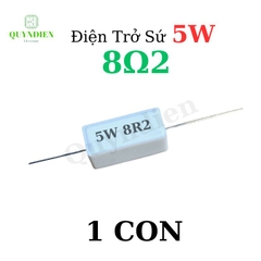 Điện trở sứ 5W chân cắm ±5% dáng Nằm - 8R2