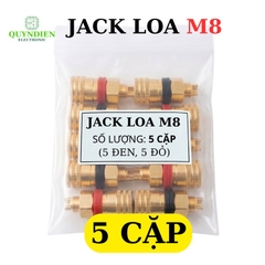 Jack Loa - Cọc Loa M8 Cốt Đồng Đỏ Đen