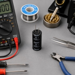 Tụ Lọc Nguồn 4700uF/35V Màu ĐEN