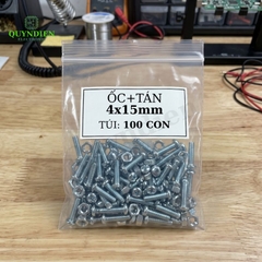 Ốc Vít M4x15mm Có Kèm Tán
