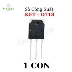 D718 transistor  hãng KEC - lưng đồng mạ NIKEN chất lượng - hàng mới