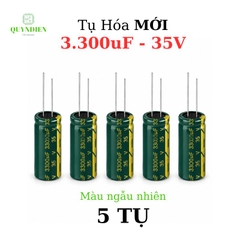 Tụ Hóa 3300uf/35v Màu ngẫu nhiên
