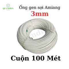 Ống gen sợi thuỷ tinh AMIANG chống cháy size 3mm