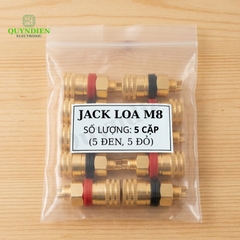 Jack Loa - Cọc Loa M8 Cốt Đồng Đỏ Đen