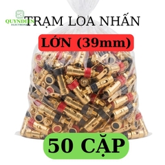 Trạm Loa Nhấn Vàng Loại Lớn 39mm Đỏ/Đen