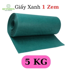 Giấy Cách Điện Xanh 2 Mặt Xù Khổ 1 Mét Dày 0.1mm