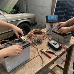 Kẹp Bình Ắc Quy 100A Thép Không Gỉ Đỏ Đen