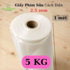 Giấy Phim Sữa Cách Điện 2 Mặt Bóng Dày 0.25mm