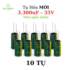 Tụ Hóa 3300uf/35v Màu ngẫu nhiên