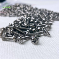 Ốc vít ren mịn M3x12mm đầu long đền dài 12mm - Túi 100 Con