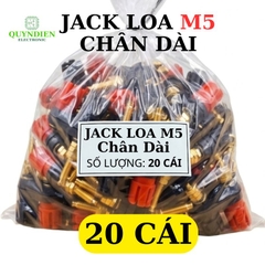 Trạm Loa Ampli Jack Loa Đôi Đỏ Đen M5 Chân Dài