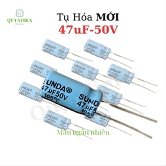 Tụ Hóa 50V 1uF 2.2uF 4.7uF 10uF 47uF