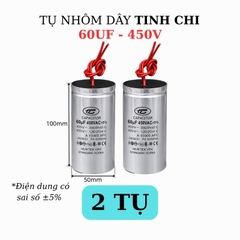 Tụ Nhôm Dây 60uF - 450V