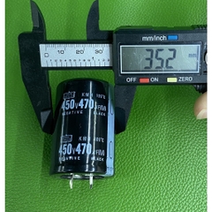 Tụ lộc nguồn 470uF 450V DC mới  màu ĐEN (35×50mm)