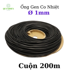 Gen co nhiệt size 1mm màu Đen