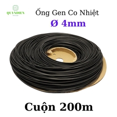 Gen co nhiệt size 4mm màu Đen