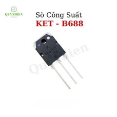 Transistor B688 KEC Lưng Đồng Mạ Niken Loại Mới