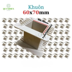 Khuôn Nhựa Quấn Biến Áp Fe Silic 60x70mm