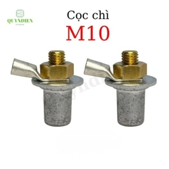 Cọc Bình Ắc Quy Chì M8 M10 Đồng Thau - Giá 1 Đôi