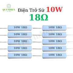 Điện Trở Sứ Nằm 10W - 18R