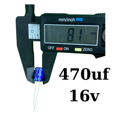 Tụ hóa 470uf-16v 25v 35v 50v màu ngẫu nhiên