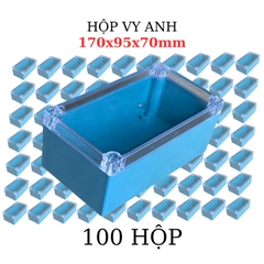 Hộp Nhựa Vy Anh 170x95x70mm Màu Xanh