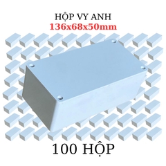 Hộp Nhựa Vy Anh 136x68x50mm Màu Trắng