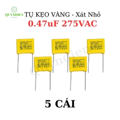 Tụ Kẹo Vàng vuông 0.47uF 275VAC-Xát Nhỏ